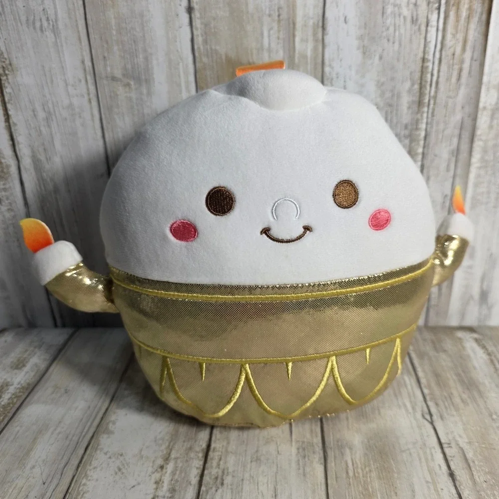 Squishmallows Disney Beauty and the Beast Lumiere 10 Inch Gold Plush NWT